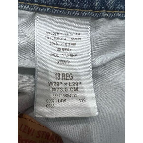 Levi’s 502™ TAPER FIT JEANS BIG BOYS 18 regular - Picture 5 of 5